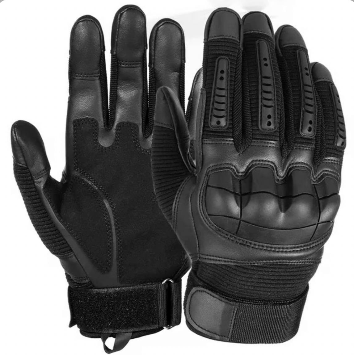 Vollfingerhandschuhe taktisch | Kevlar & TPR-Knöchelschutz | Touchscreen-kompatibel | Griplux