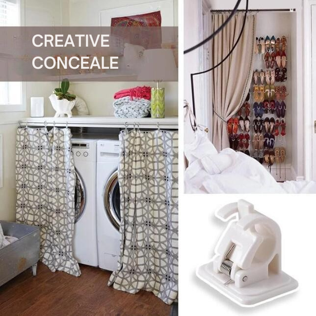 Vorhanghalter Ohne Bohren | Selbstklebend & Verstellbar | Starker Halt | StickRod