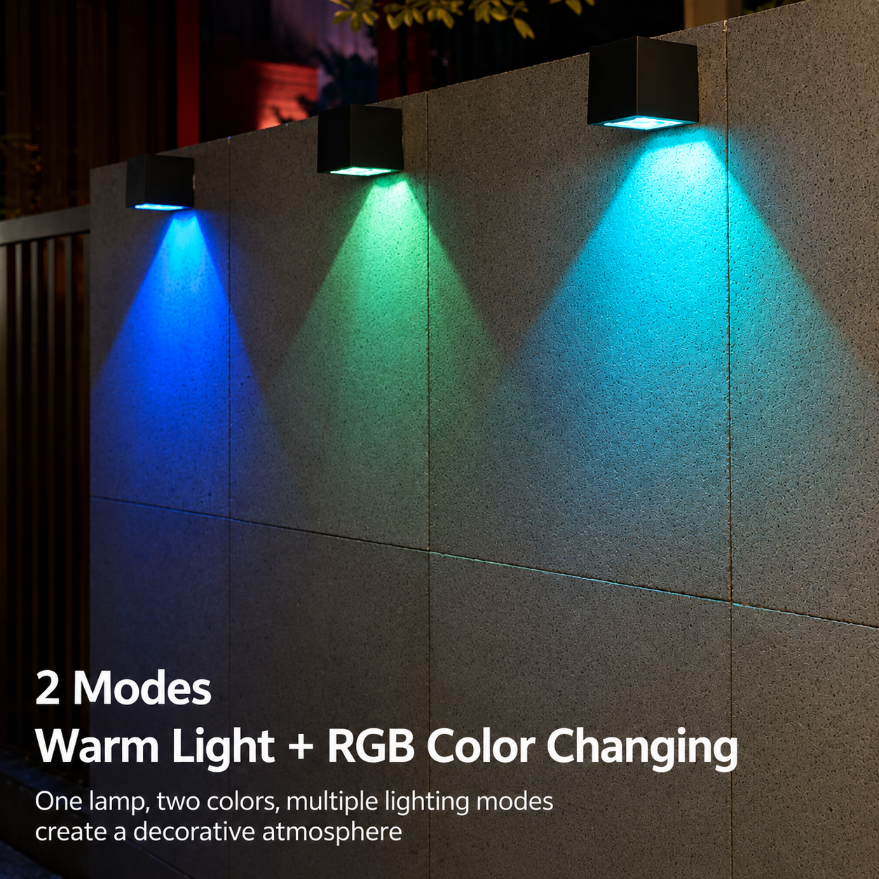 Wandleuchte | Solar LED Light | wetterfeste Wandlampe | Buenosaires
