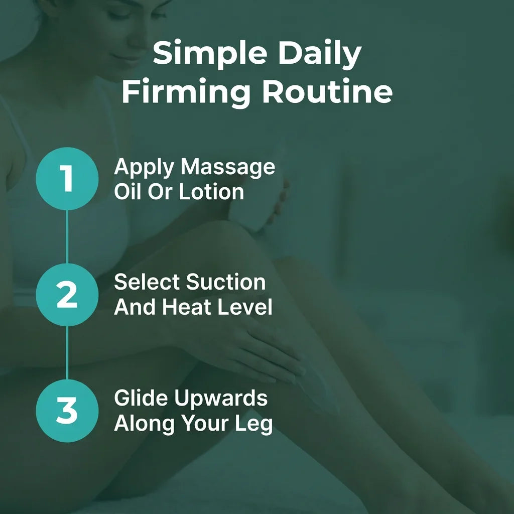 Wärme-Massagegerät gegen Cellulite | Kompaktes Design für die tägliche Anwendung | Strafft und glättet die Haut 3