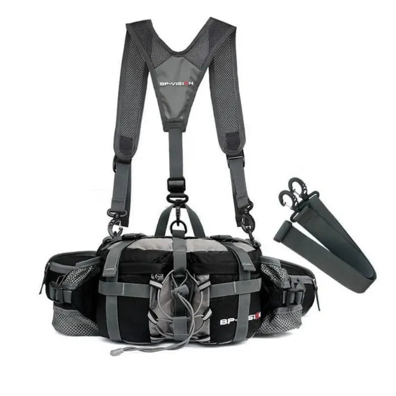 Wasserdichte Crossbody-Tasche | Mehrere Fächer | Leichtes Nylon | Trailnova