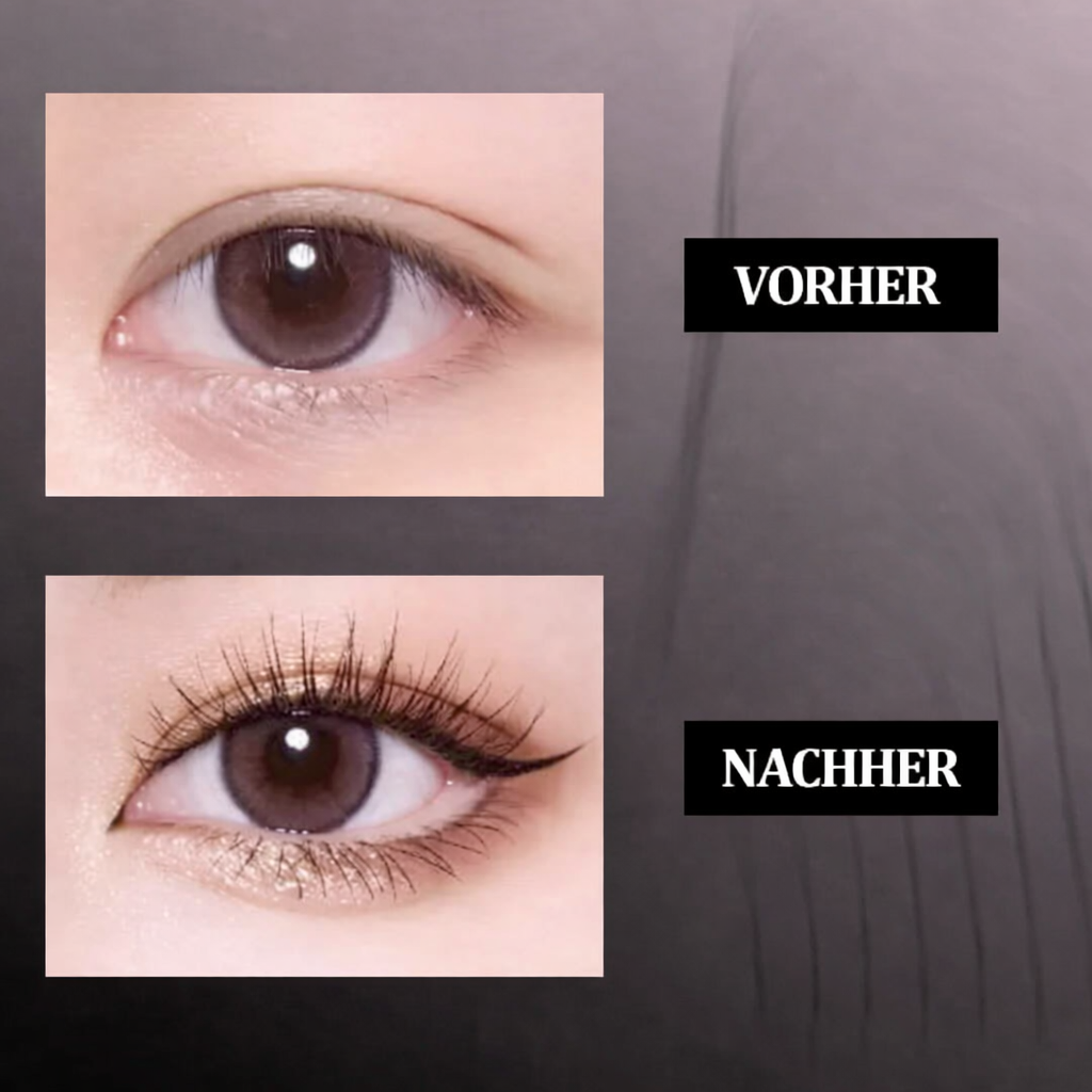 Wasserfeste Mascara Volumen | Länge & Definition | Präzisionsbürste | SwiftLash