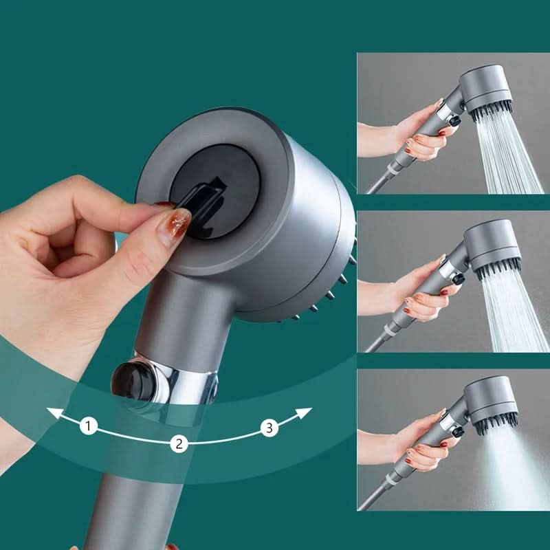 Wasserfilter für Duschwasser | Hochdruck-Duschkopf | Massageduschdüse | PowerStream