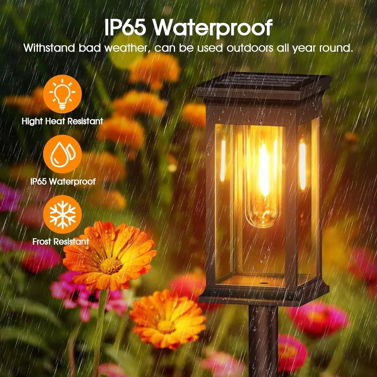 Wegeleuchten | Utomatische Dämmerungsschaltung | Wetterfest | GartenFaro