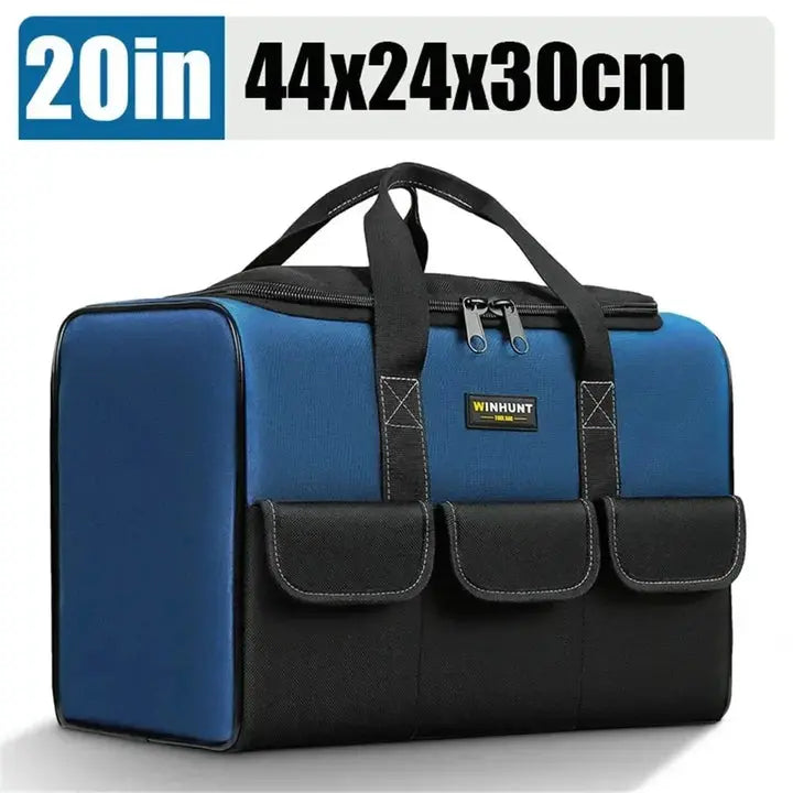 Werkzeugtasche mit Fächern | Wasserdichtes Oxford-Gewebe | Steht Von Selbst | WerkPro