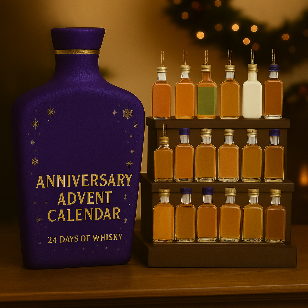 Whiskey Advent Calendar 2025 Decorative Countdown Gift for Adults 4