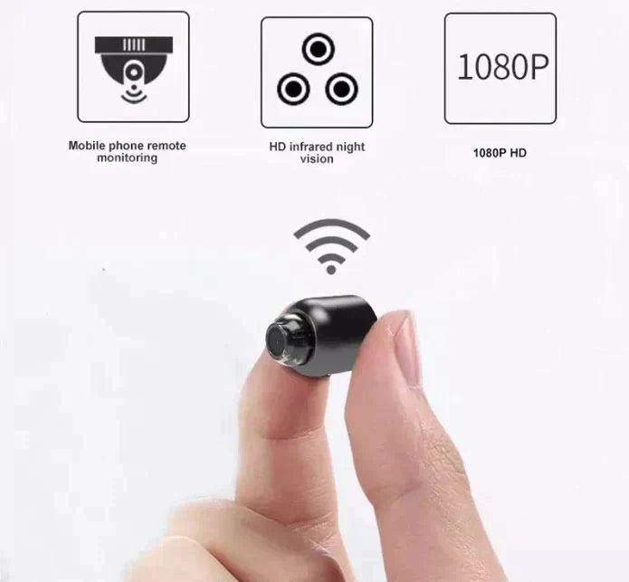 WiFi IP Kamera | 120° Weitwinkel-Objektiv | Infrarot-Nachtsicht & 2-Wege-Audio | Visorix