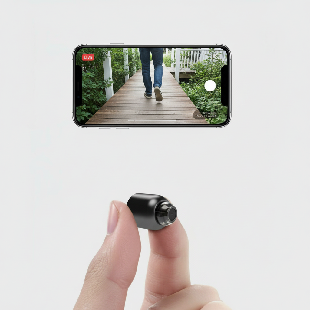 WiFi IP Kamera | 120° Weitwinkel-Objektiv | Infrarot-Nachtsicht & 2-Wege-Audio | Visorix