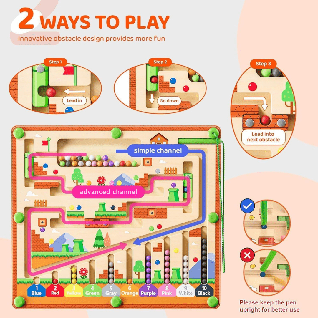 WiggleMaze™ | Großartig für die sensorische und logische Entwicklung von Kindern!