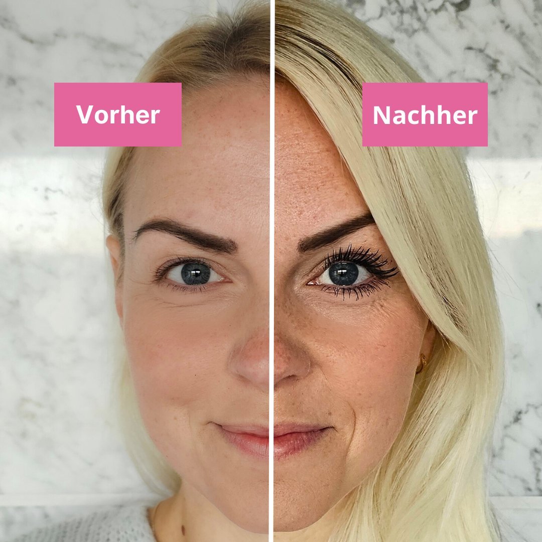 Wimperntusche mit Sofort-Volumen | Wasserfest & Klumpenfrei | Langanhaltende Mascara | IronEye
