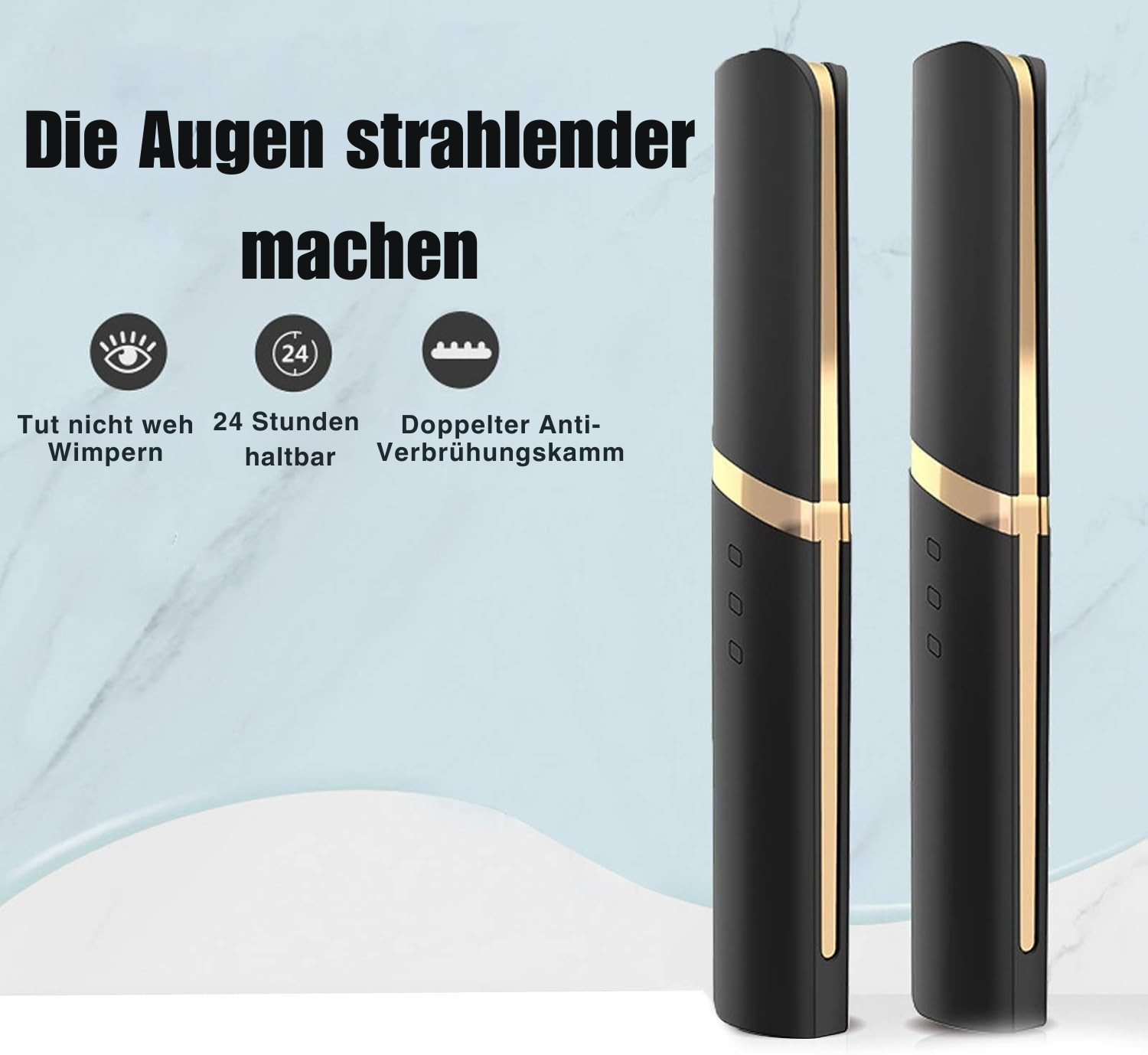 Wimpernzange | Schneller Schwung | Sanft & Sicher | USB Wiederaufladbar | LashCurve