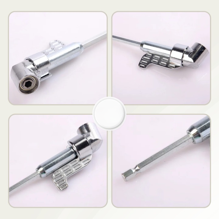 Winkelbohrer-Adapter | Für enge Stellen | Magnetische Bitaufnahme | AngleCraft