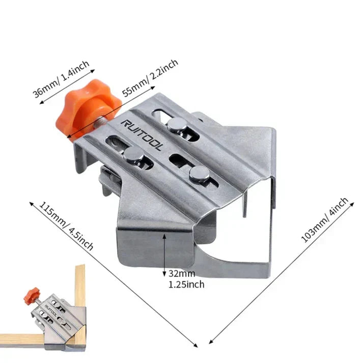 Winkelklemme Edelstahl robust vielseitig mit schneller Einstellung 5