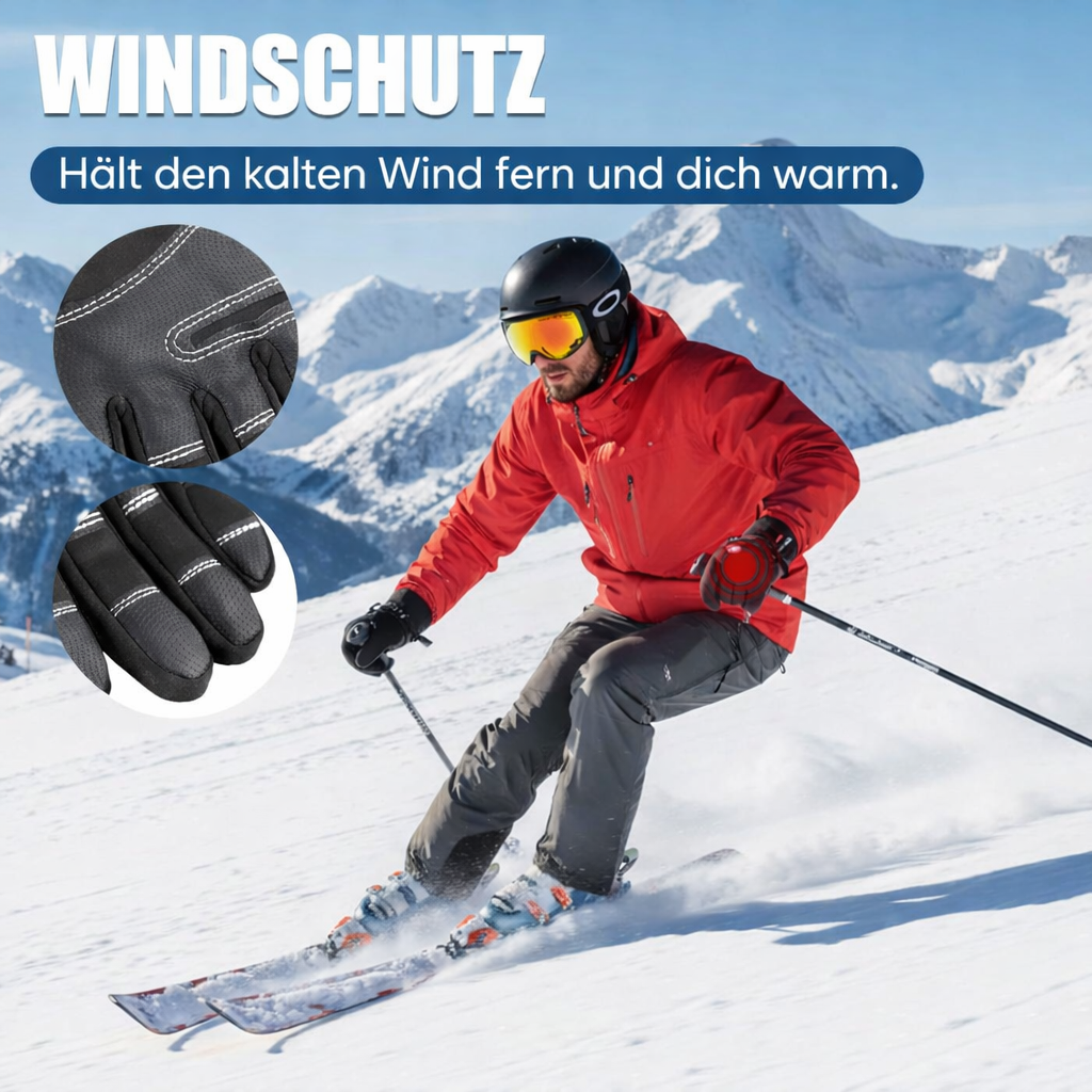 Winterhandschuhe | Schnelle Wärme | Wasserdicht & Winddicht | ThermaGrip