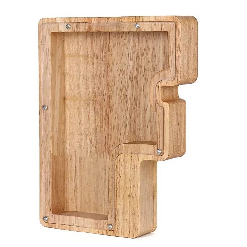 Spardose aus Holz mit Glaseinsatz | Zum Abschrauben, Münzen bleiben sichtbar | Sparhilfe zum Lernen und Verschenken 10