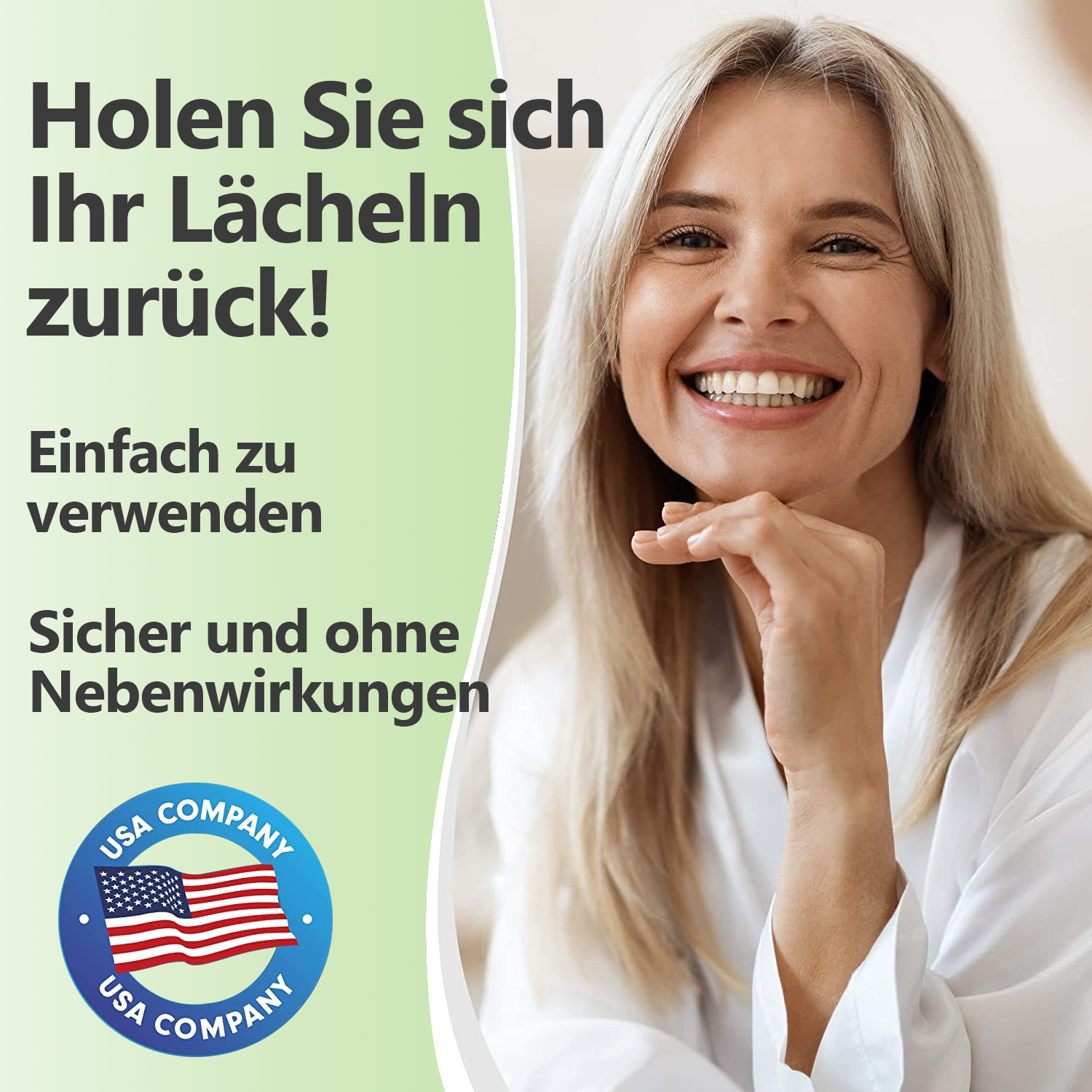 Zahnaufhellung | Zahnstein Entfernung | Natürliche Inhaltsstoffe | CalciClear