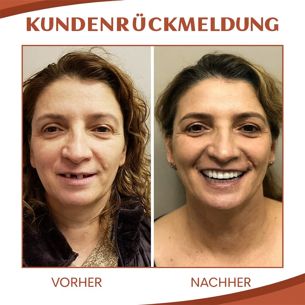 Zahnersatz Komfort-Set | Weiches Silikon | Schmerzfreie Passform | Für Ober- & Unterkiefer | SecureSmile