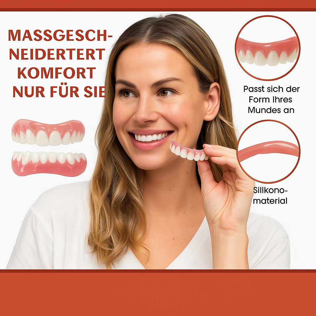 Zahnpflege | Zahnreparatur-Set | Maßgeschneidertes Silikon | SiliconeAdjust