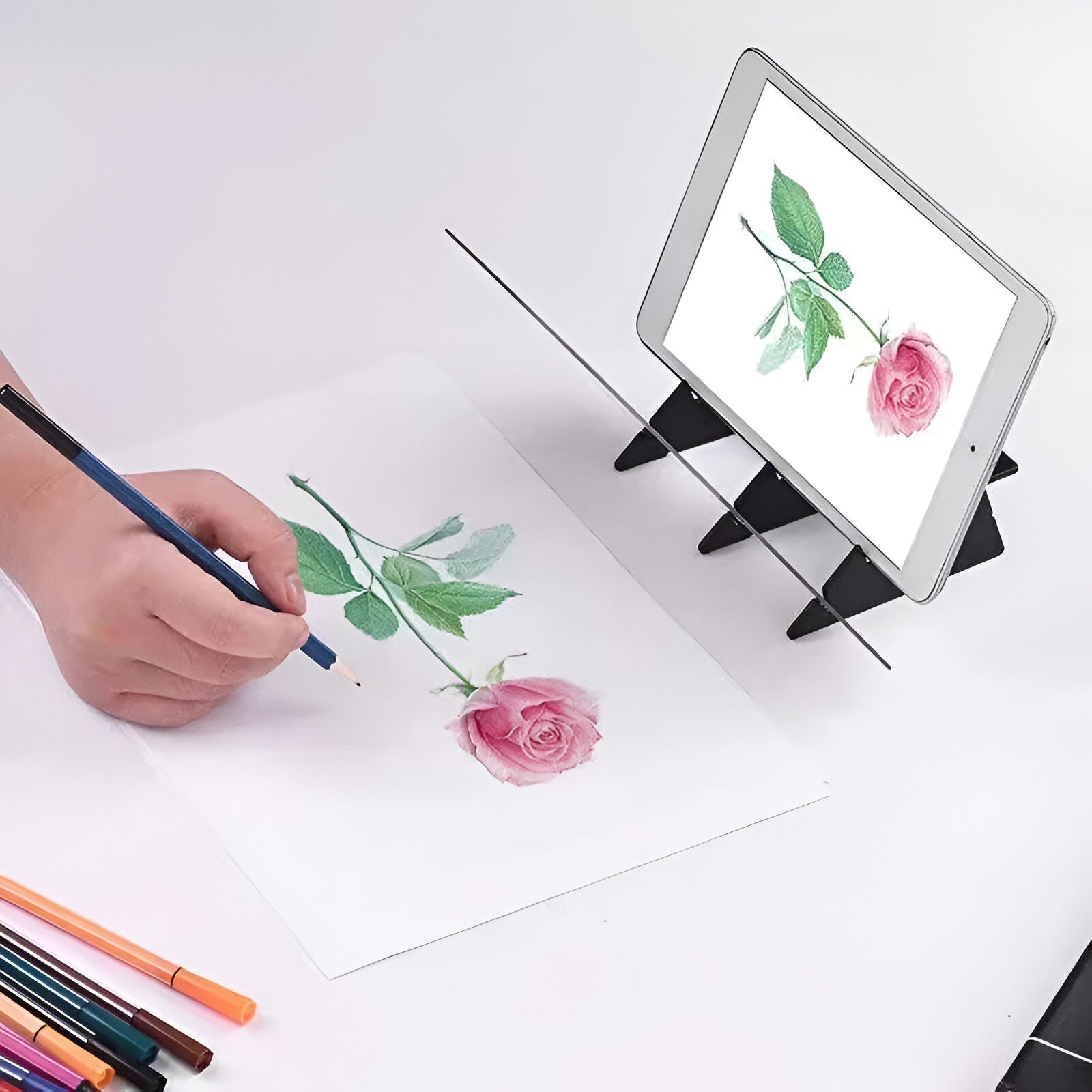 Zeichnung Reflektor | Bildprojektor zum Abpausen | Smartphone Motiv Projektion | ReflectArt
