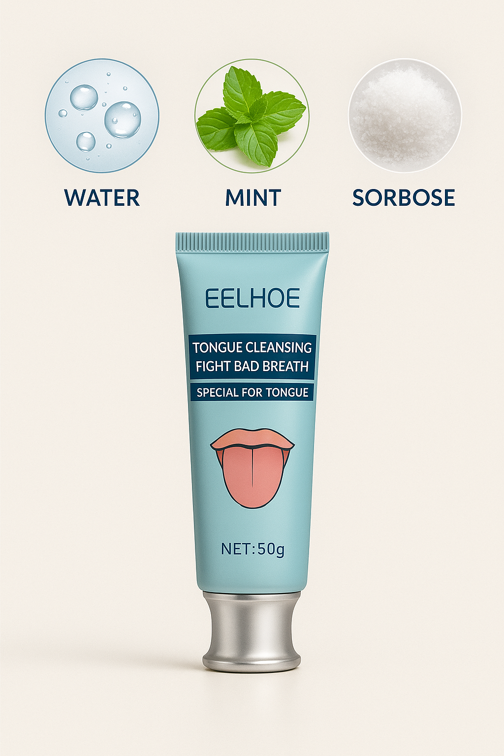 Zungen-Gel Set | Bekämpft Mundgeruch | Probiotische Reinigung | Sofortige Frische | FreshSeal