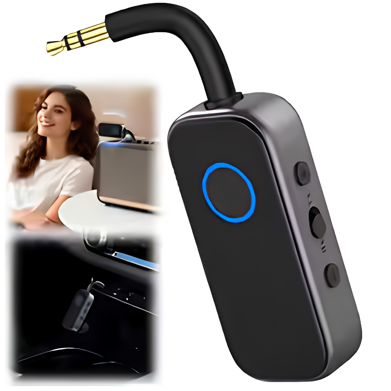 Bluetooth Transmitter und Empfänger 2-in-1 | Kabelloser Audio-Adapter für TV & Kopfhörer | Kompakt mit 200 mAh Akku 7