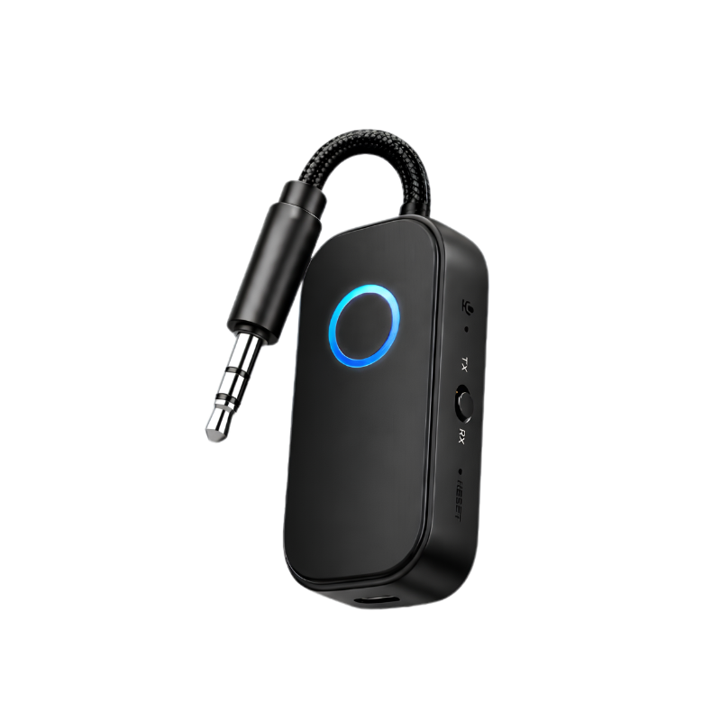 Bluetooth Transmitter und Empfänger 2-in-1 | Kabelloser Audio-Adapter für TV & Kopfhörer | Kompakt mit 200 mAh Akku 9