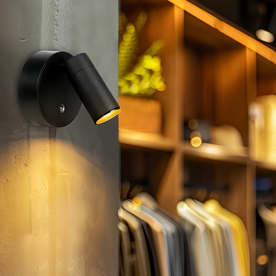 LED reflektor | Forgatható spotlámpa | Kiemelő világítás képekhez és polcokhoz | SpotGlow