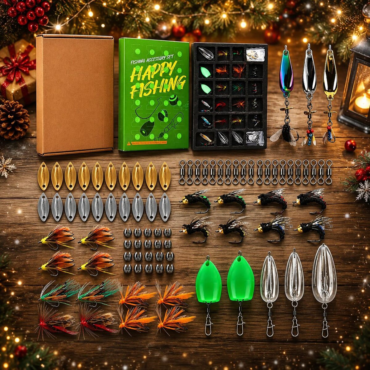 Adventskalender für Angler 2026 Herren | 24 Türchen mit Angelködern & Zubehör | Weihnachtsgeschenk für Angelfans 8