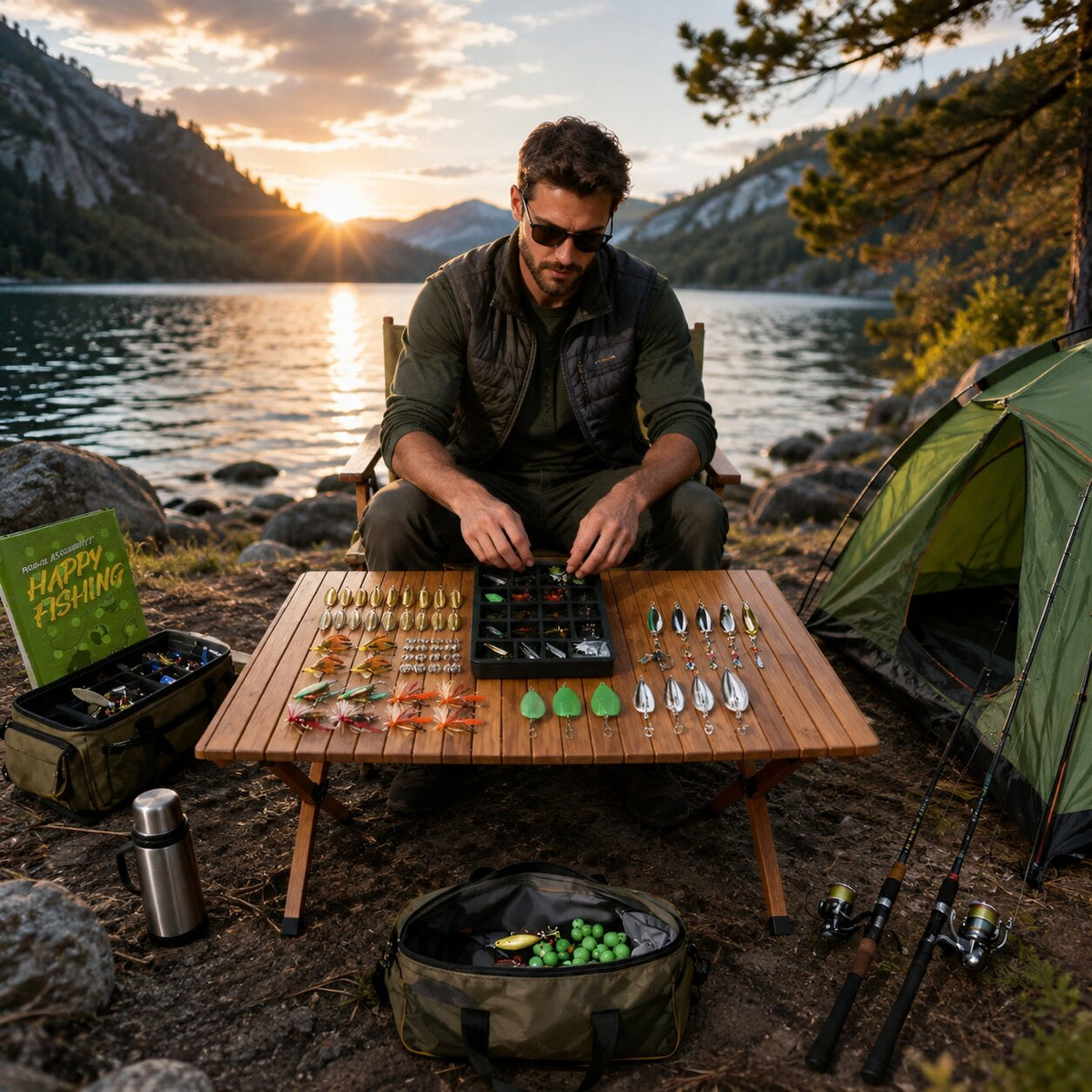 Adventskalender für Angler 2026 Herren | 24 Türchen mit Angelködern & Zubehör | Weihnachtsgeschenk für Angelfans 6