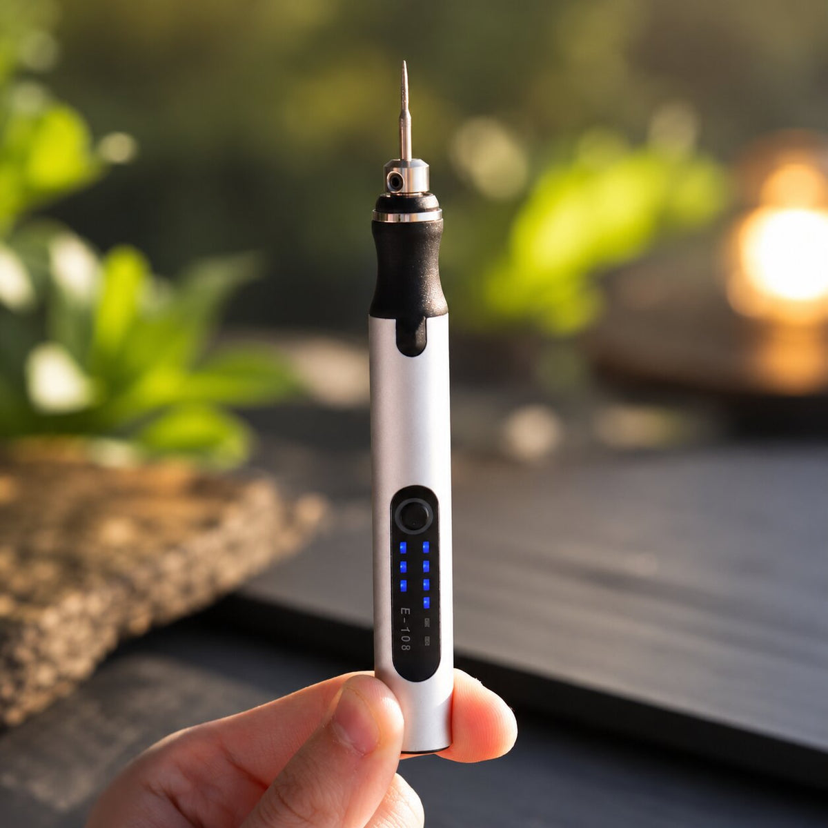 Akku Gravierstift mit 56-teiligem Zubehörset | 3 Geschwindigkeitsstufen, 5000-15000 U/min | USB-Akku 380 mAh, kabellos 5