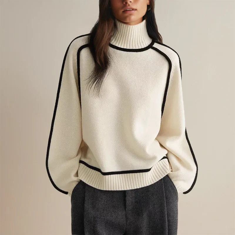 Rollkragenpullover Damen | Oversize & Bequem 2