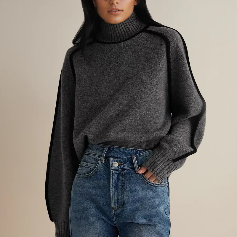 Rollkragenpullover Damen | Oversize & Bequem 4