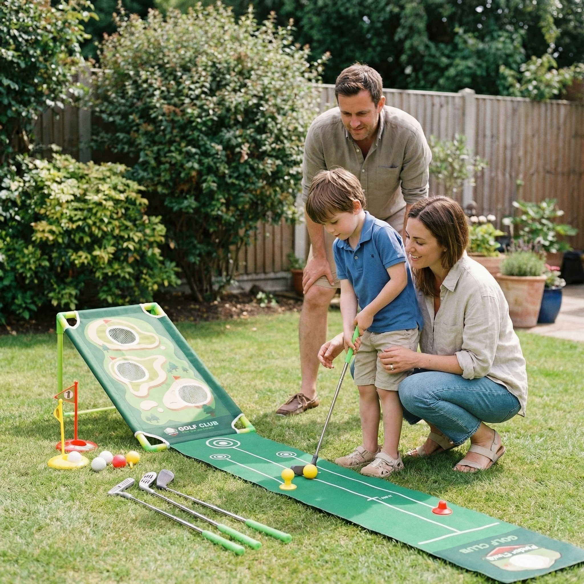 Přenosný trénink mini golfu | Sada puttingové podložky | Vnitřní i venkovní použití | Fairwayfix
