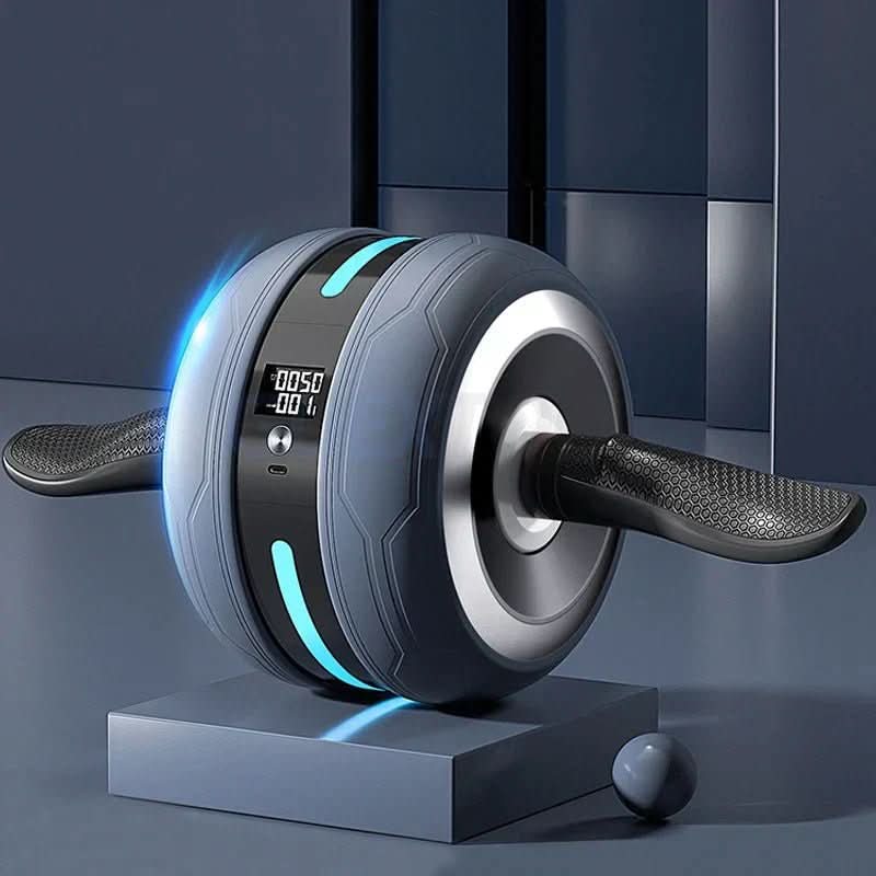 Ab Roller Bauchtrainer Gerät | Rückprall- & Zählfunktion für sauberes Training | Rutschfest, kompakt für Zuhause & Studio 3