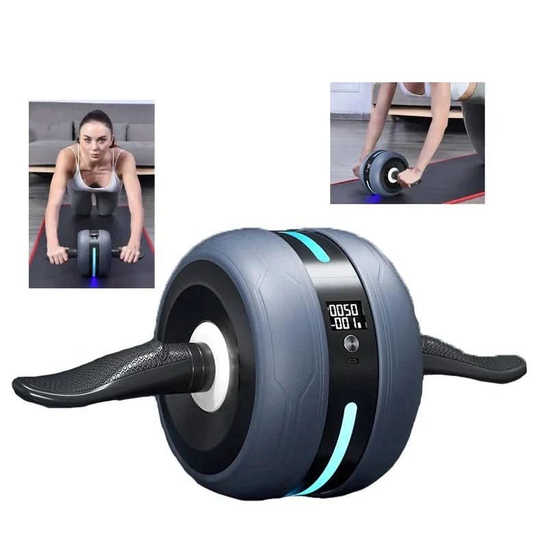 Ab Roller Bauchtrainer Gerät | Rückprall- & Zählfunktion für sauberes Training | Rutschfest, kompakt für Zuhause & Studio 5