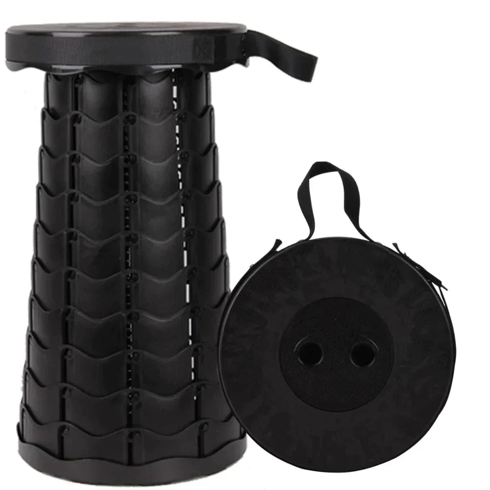 Faltbarer Campinghocker | Höhenverstellbar mit robustem Verriegelungssystem | Bis 150 kg belastbar, ideal für Camping und Garten 6
