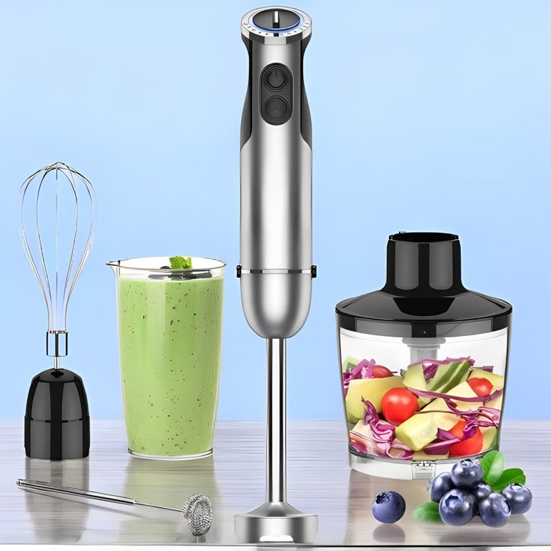 Stabmixer 5-in-1 Edelstahl | 1000 Watt Kupfermotor, 12 Stufen & Turbo-Boost | Für Smoothies, Suppen & Babynahrung 2