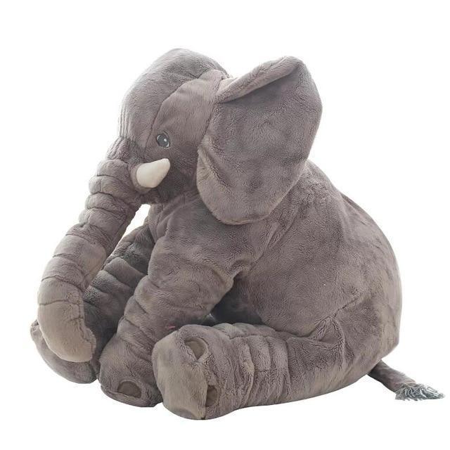 Elefant Plüschkissen aus Baumwolle | Weiches Kuscheltier für Sofa, Bett und Kinderzimmer | Waschbar und Pflegeleicht 6