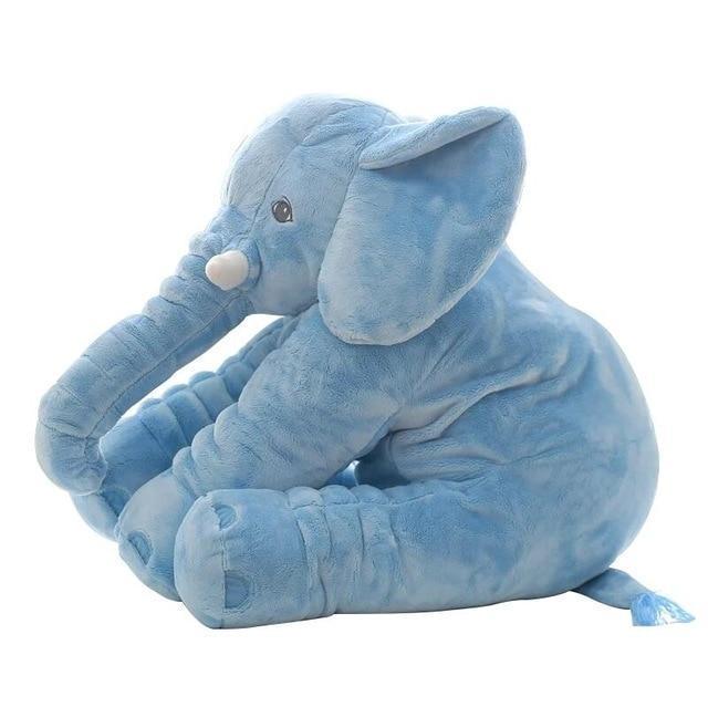 Elefant Plüschkissen aus Baumwolle | Weiches Kuscheltier für Sofa, Bett und Kinderzimmer | Waschbar und Pflegeleicht 9