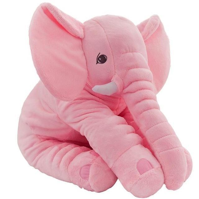 Elefant Plüschkissen aus Baumwolle | Weiches Kuscheltier für Sofa, Bett und Kinderzimmer | Waschbar und Pflegeleicht 7
