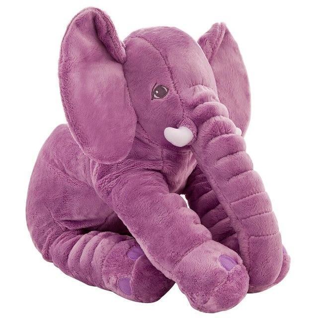 Elefant Plüschkissen aus Baumwolle | Weiches Kuscheltier für Sofa, Bett und Kinderzimmer | Waschbar und Pflegeleicht 8