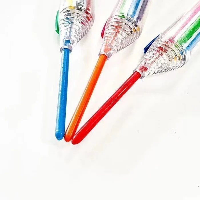 8-in-1 Farbstift aus Kunststoff | Klick-Mechanismus für schnellen Farbwechsel | Kompakt für Schule & Unterwegs