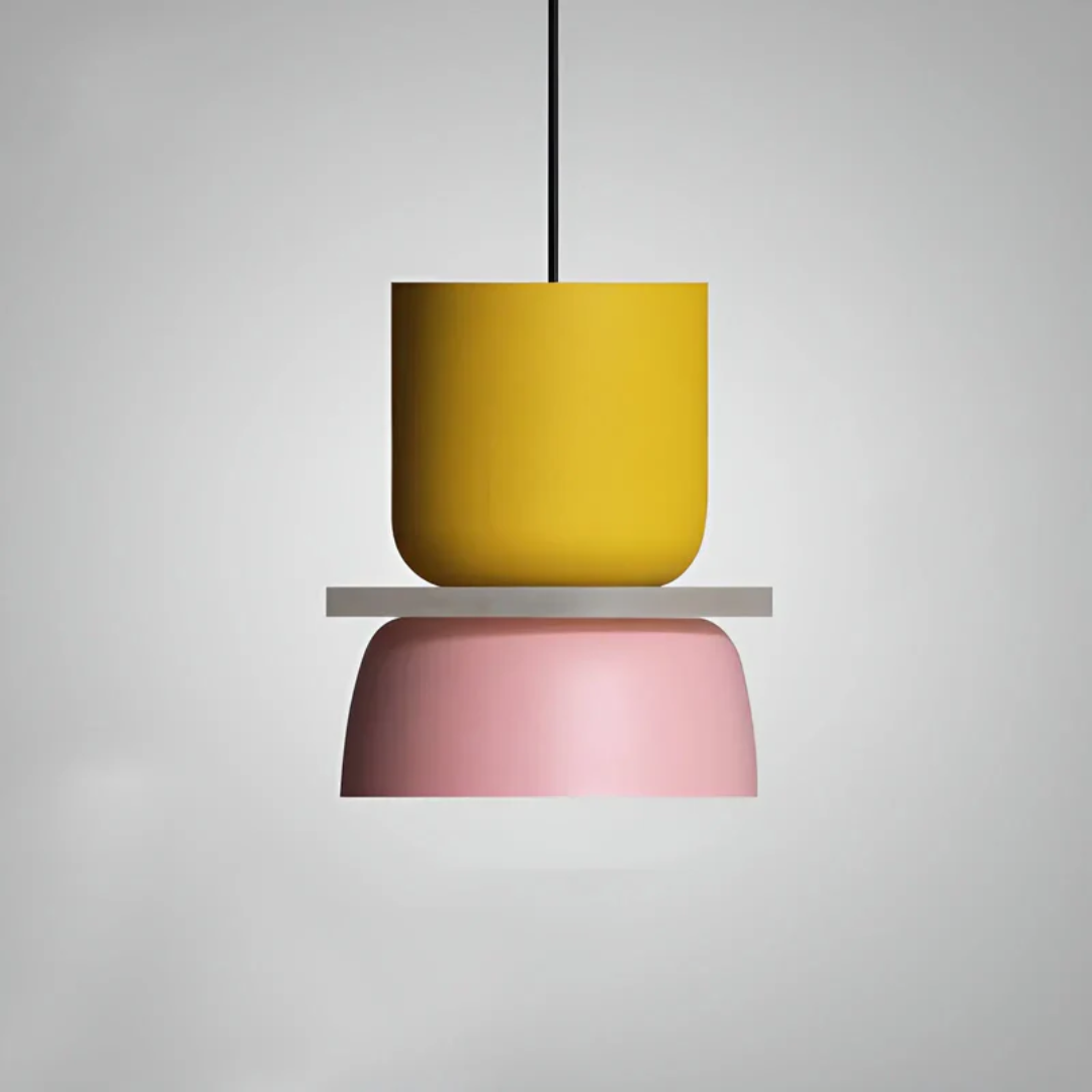 Lámpara colgante LED | Estilo macaron | Luz cálida | Macaroon