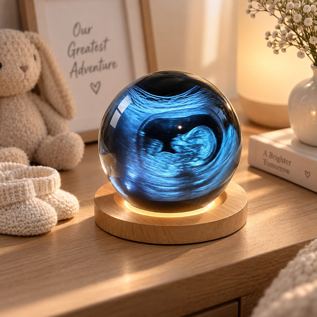 Digitale Erinnerungskugel für Fotos & Videos | 2,75 Zoll HD-Display, 4 GB Speicher | USB-C Übertragung & Wiedergabe 8