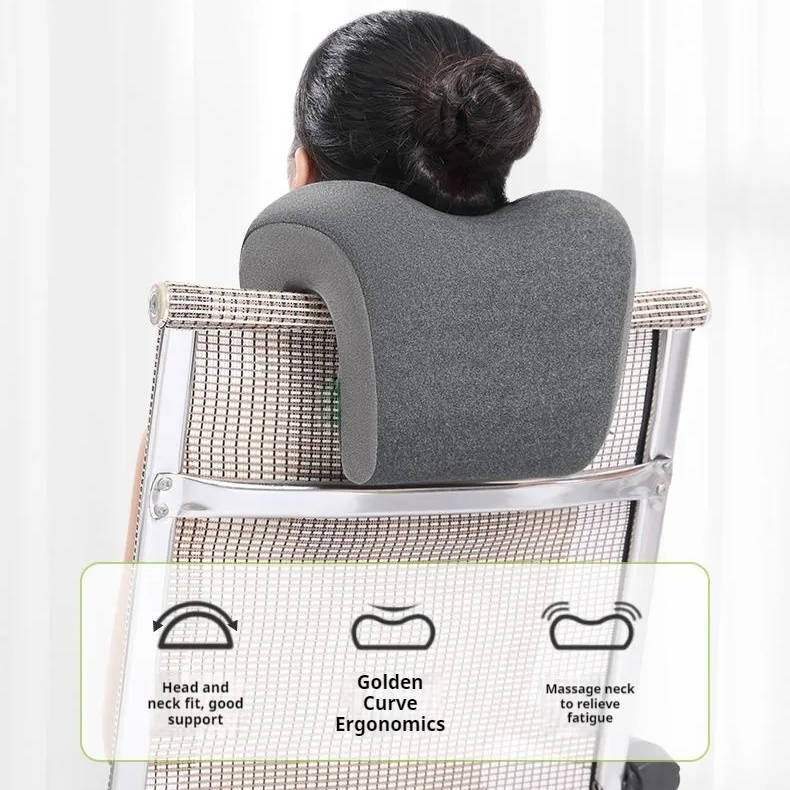 Oreiller de soutien pour la nuque | Forme ergonomique | Soutient la tête et la nuque en position adossée | RestCurve