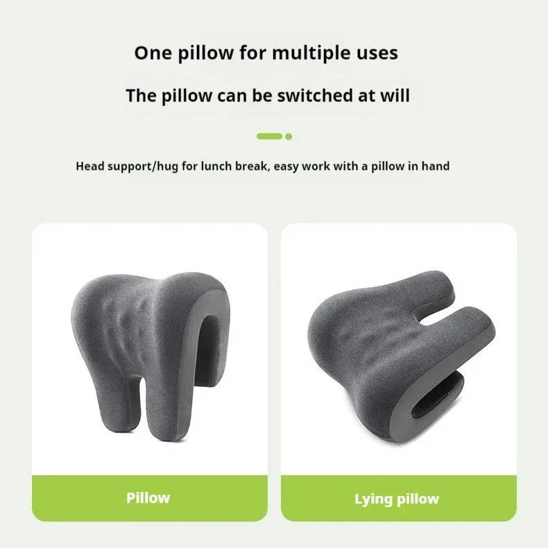 Oreiller de soutien pour la nuque | Forme ergonomique | Soutient la tête et la nuque en position adossée | RestCurve