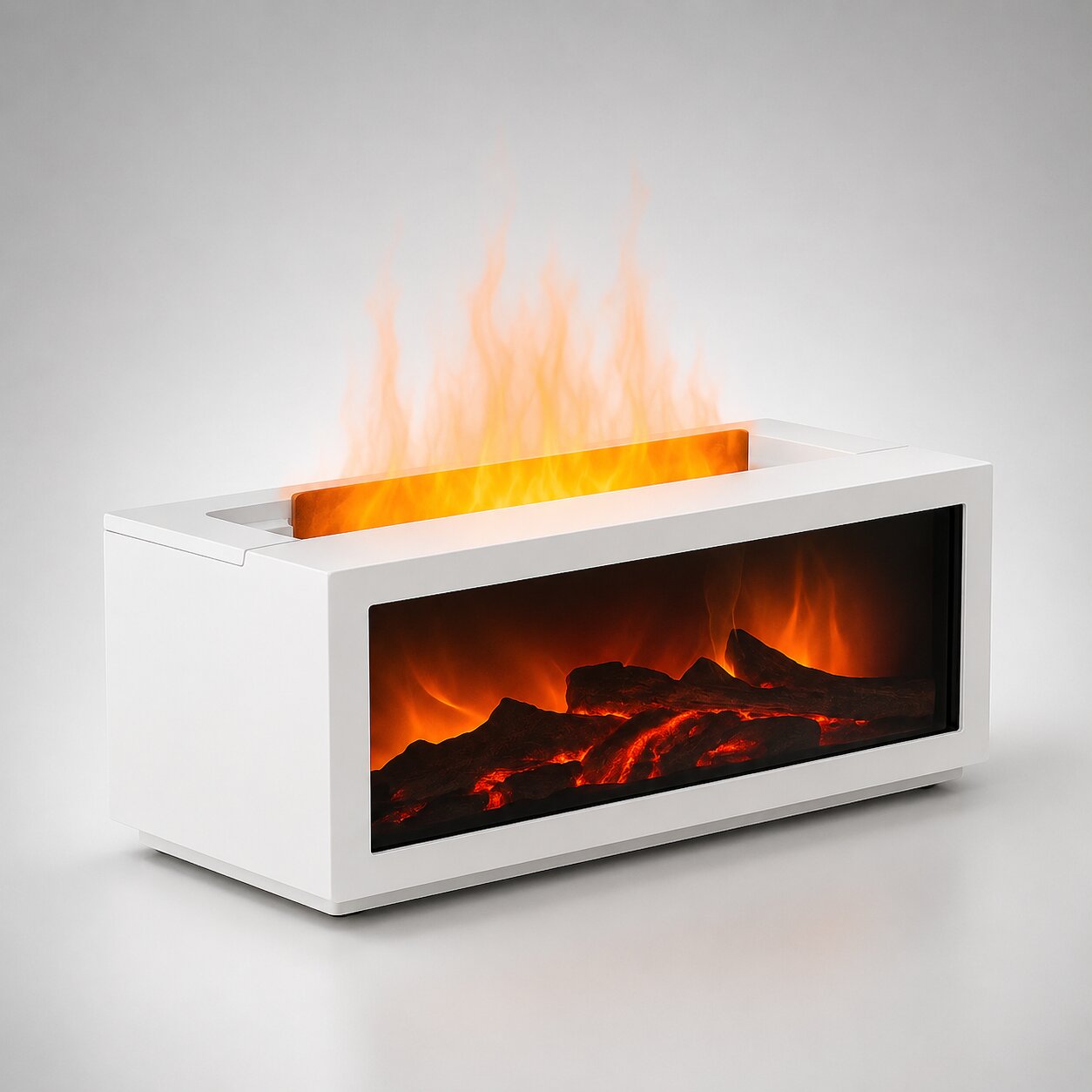 Aromatický difuzér | s efektem plamene | 3D plamen z vodní páry + efekt žhavých uhlíků | Flamescent