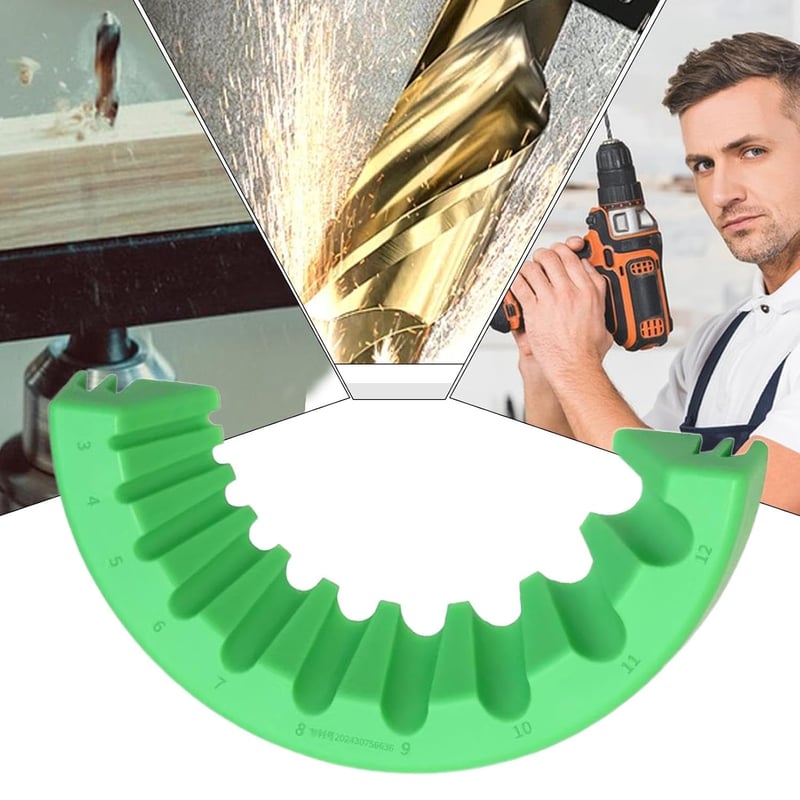 Bohrerschärfer ABS & Metallrahmen | Passt für Stahl-, Hartmetall- und HSS-Bohrer | Schärft in 5 Sekunden ohne Vorkenntnisse 2