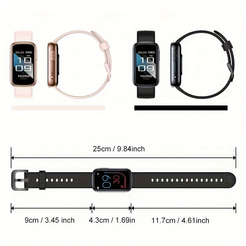 Reloj delgado para niños | Pulsera ajustable | Pulsera de actividad | StepBuddy