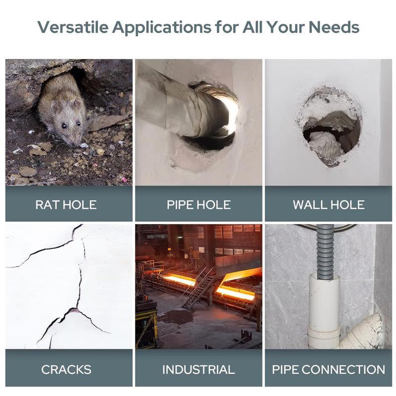 Wall and Pipe Sealing Compound | Seals Holes Around Pipes | Malleable, Reusable | SealoFix